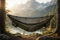 Camping Hammock with Mosquito Net & Tree Straps