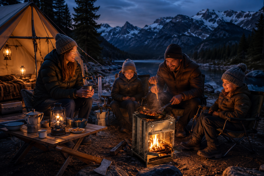 Portable Wood Burning Stove for Camping