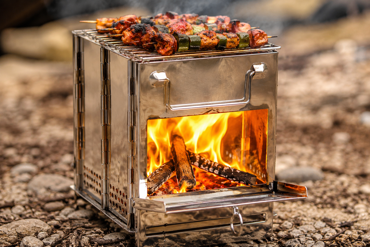 Portable Wood Burning Stove for Camping